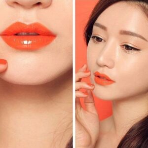 Son Black rouge Air Fit Velvet Tint Ver 8 màu A38 - Cam Tươi - Image 6