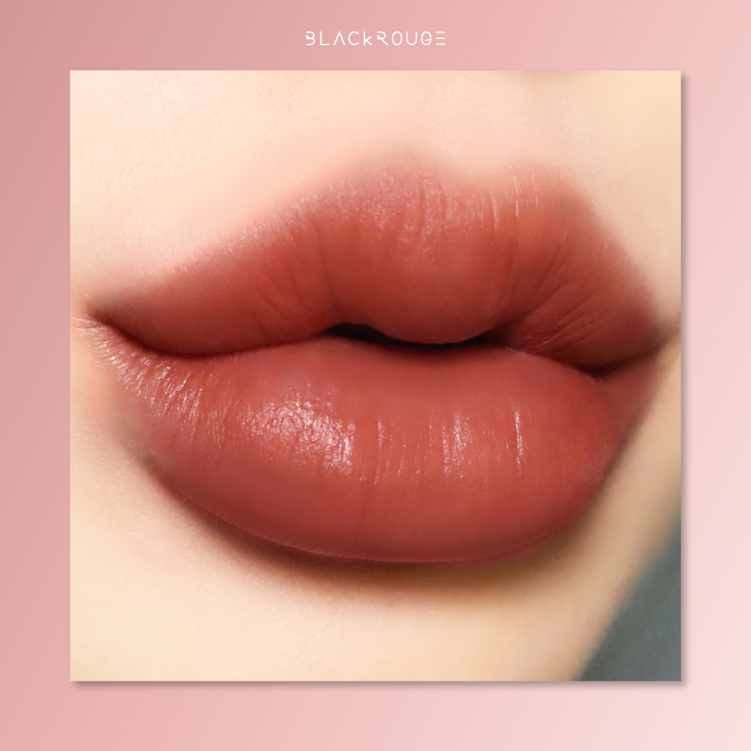 Son Black rouge Air Fit Velvet Tint Ver 8 màu A40 - Cam đào - Image 5