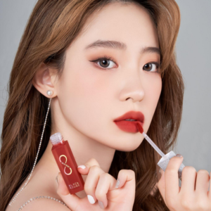 Son Black rouge Air Fit Velvet Tint Ver 8 màu A03 - Đỏ Cam - Image 6