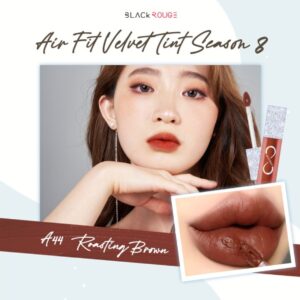 Son Black Rouge Air Fit Velvet Tint Ver 8 màu A44 - Đỏ Đất - Image 3