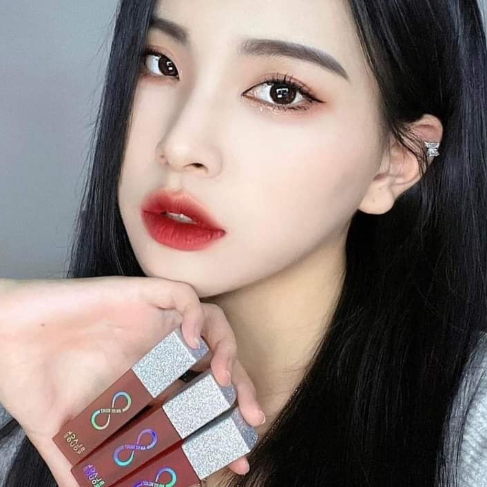 Son Black rouge Air Fit Velvet Tint Ver 8 màu A45 - Đỏ trầm - Image 2
