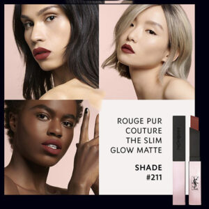 Son YSL Rouge Pur Couture The Slim Glow Matte 211 - Đỏ Hồng Đất - Image 4