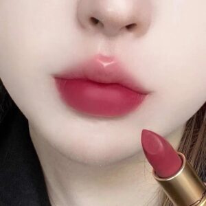 Son Mac Pure Powder Kiss Pure Luck - Đỏ Mận - Image 5