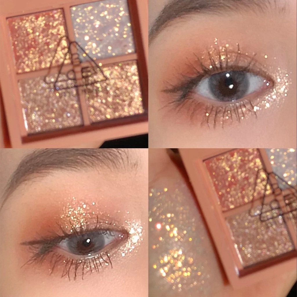 Bảng Phấn Mắt 4 ô 3CE Mini Multi Eye Color Palette - Glitter Bomb - Image 9