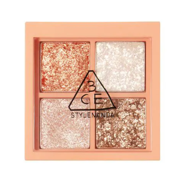 Bảng Phấn Mắt 4 ô 3CE Mini Multi Eye Color Palette - Glitter Bomb