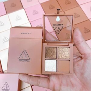 Bảng Phấn Mắt 4 Ô 3CE Mini Multi Eye Color Palette - Casual Talk - Image 7
