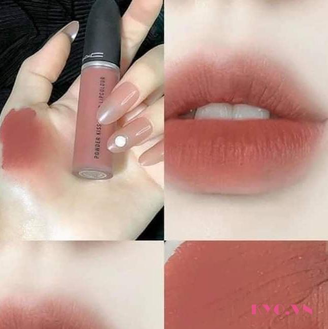 Son Kem Mac Powder Kiss Liquid Lipcolour 996 Date-Maker – Hồng Nude - Image 7