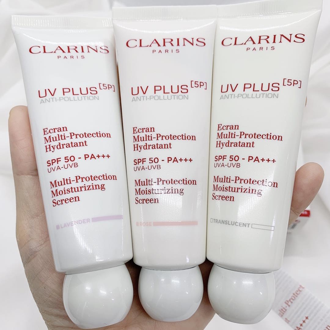 Kem Chống Nắng Clarins UV Plus 5P SPF 50 PA+++ Lavender 50ml - Bản Tím (New) - Image 7