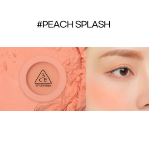 Phấn Má Hồng 3CE Mood Recipe Face Blusher - Peach Splash - Cam Đào - Image 6