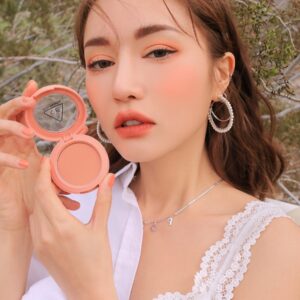 Phấn Má Hồng 3CE Mood Recipe Face Blusher - Peach Splash - Cam Đào - Image 4