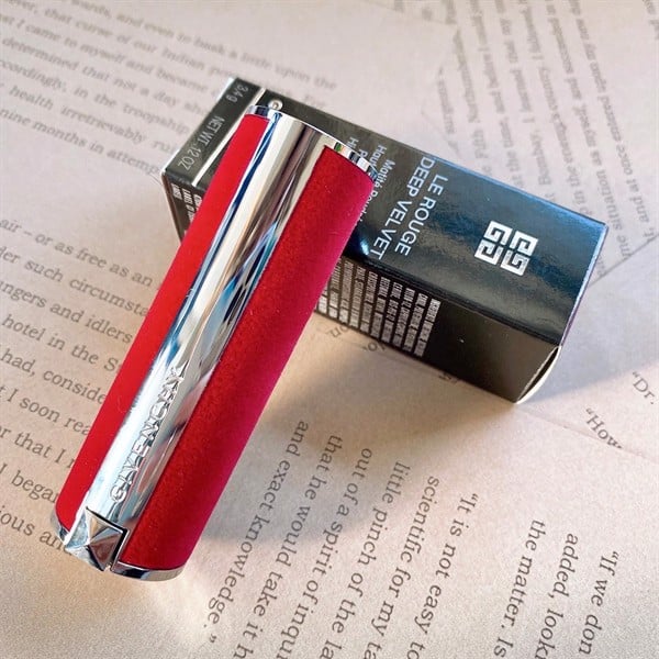 Son Givenchy Le Rouge Deep Velvet Màu 19 Rouge Santal - Màu Đỏ Gạch - Image 6