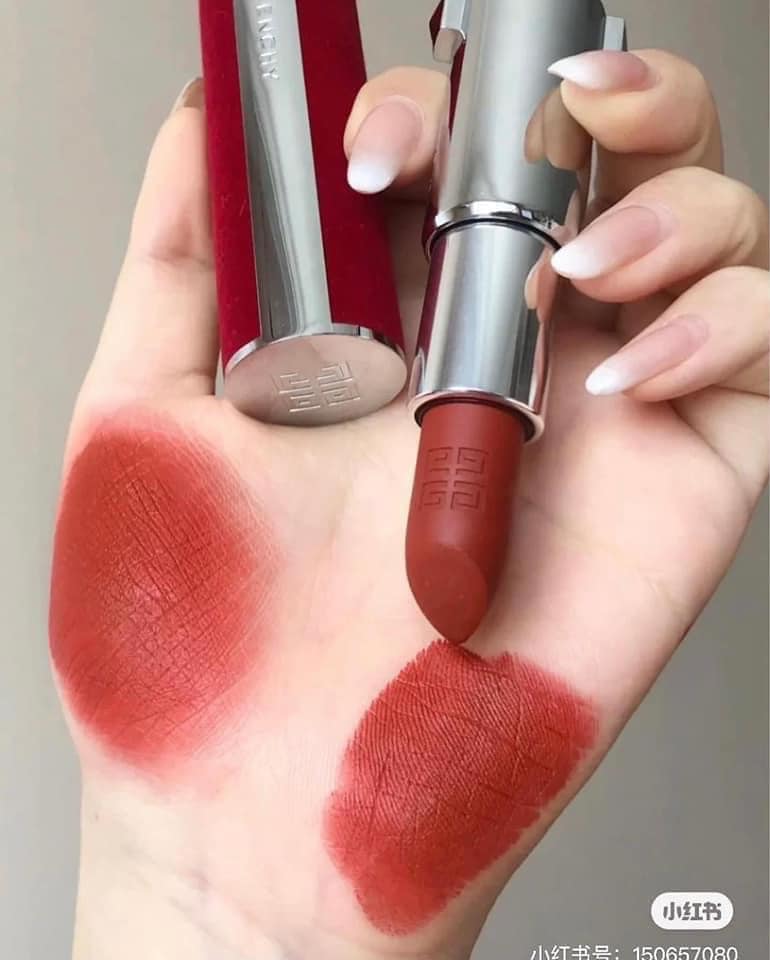 Son Givenchy Le Rouge Deep Velvet Màu 19 Rouge Santal - Màu Đỏ Gạch - Image 9