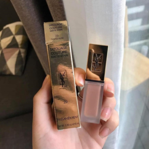 Son Kem Lì YSL Tatouage Couture Matte Stain 29 Twisted Nude - Màu Nâu Đất - Image 5