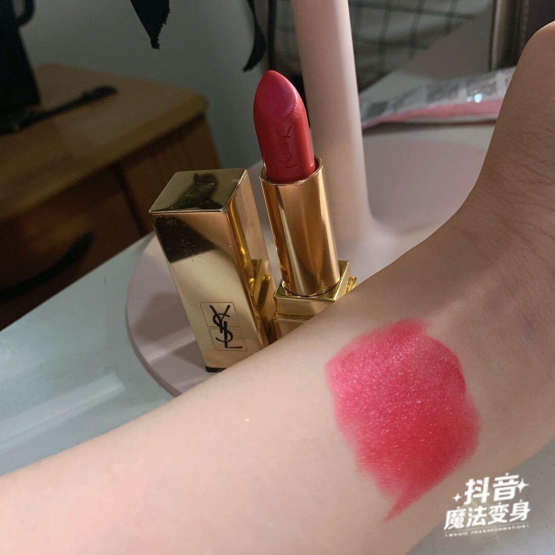 Son YSL Rouge Pur Couture 57 Luminous Pink - Màu Đỏ Hồng - Image 7