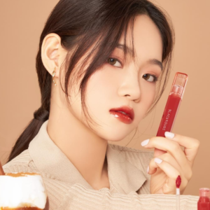 Son Tint Bóng Black Rouge Half N Half Water Glow HG04 Over Tension - Màu Đỏ Gạch - Image 5