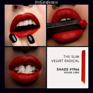 Alternative view of Son YSL Slim Velvet Radical Matte Lipstick 1966 Rouge Libre - Màu Đỏ Gạch