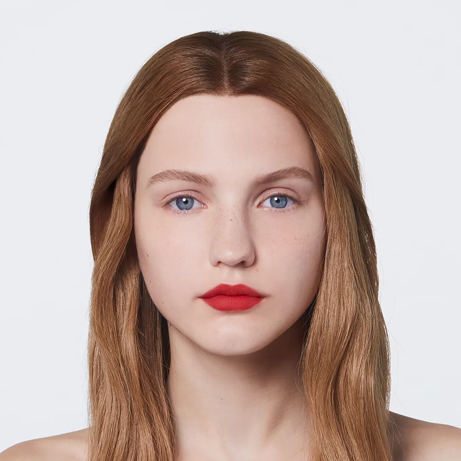 Son Kem Lì Gucci Rouge Liquid Matte 311 Lizzie Tiger - Màu Đỏ Cam - Image 2