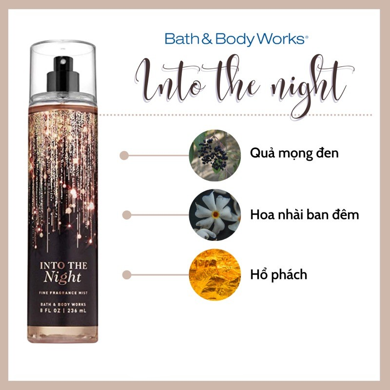 Body Mist Bath And Body Works Into The Night - Image 5