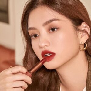 Son Espoir Lipstick No Wear Powder Matte RD203 Red Meets Cafe (Phiên Bản Giới Hạn) – Màu Đỏ Nâu Trầm - Image 7