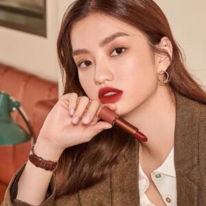 Son Espoir Lipstick No Wear Powder Matte RD203 Red Meets Cafe (Phiên Bản Giới Hạn) – Màu Đỏ Nâu Trầm - Image 4