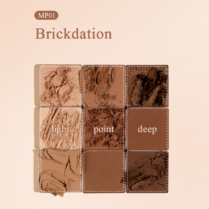 Bảng phấn mắt 9 ô Black Rouge Colordation Mood Palette MO01 Brickdation - Tone Nâu Trầm Phấn mắt Black Rouge có kết cấu mịn và nhẹ, dễ dàng bám vào da.
