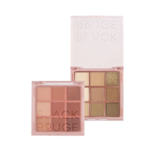 Bảng Phấn Mắt 9 Ô Black Rouge Colordation Mood Palette MP02 Rosydation - Tone Hồng