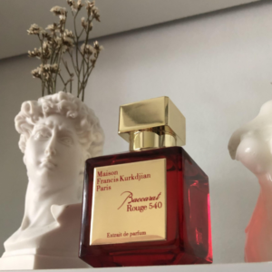 Nước Hoa Unisex Maison Francis Kurkdjian Baccarat Rouge 540 Extrait Phiên bản nước hoa này gây bất ngờ với hương thơm nhẹ nhàng hơn so với phiên bản gốc. Bắt đầu với sự mềm mại và gần gũi của hoa nghệ tây, phảng phất trong đó còn có hương thơm bùi bùi và ngậy ngậy của hạnh nhân.