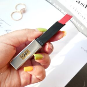 Son YSL Slim 112 Raw Rosewood - Màu Hồng Đào - Image 4