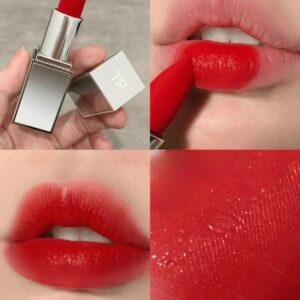 Son Tom Ford Extrême Badass Lip Color 01 Scarlet Shock - Màu Đỏ Tươi - Image 10