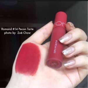 Son Romand Zero Velvet Tint #14 Pecan Tarte - Màu Nâu Ánh Hoa Hồng - Image 7