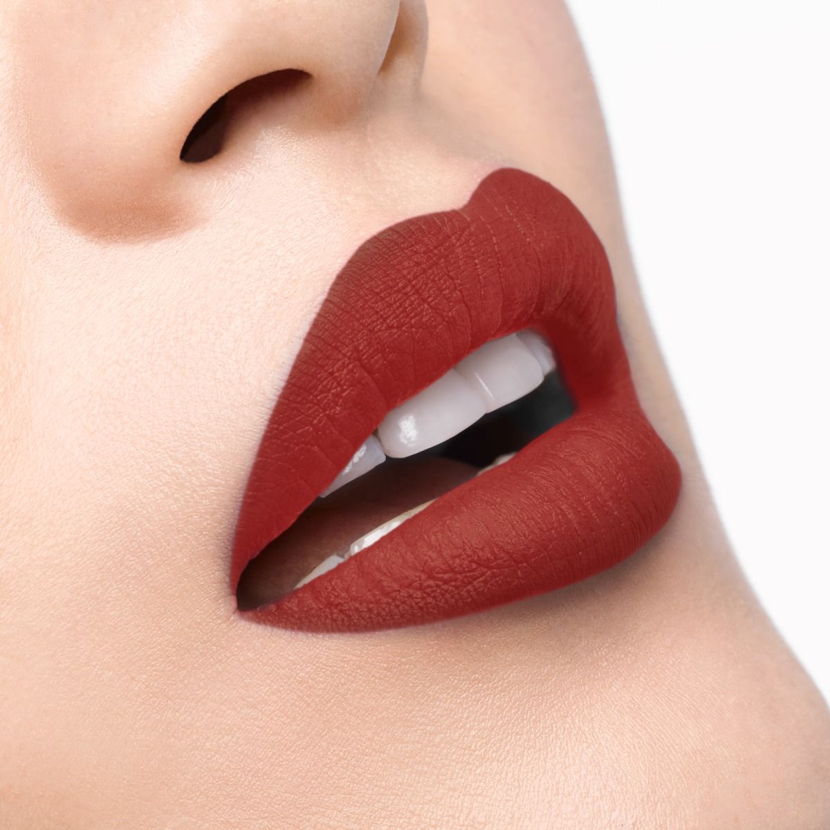 Son Christian Louboutin Beauty Velvet Matte Lip Colour 318M Epic Brunette (New) - Màu Đỏ Gạch - Image 6