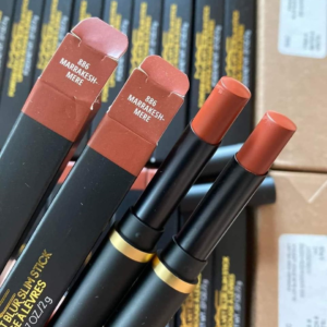 Son MAC Powder Kiss Velvet Blur Slim 886 Marrakesh Mere - Màu Đỏ Nâu - Image 3