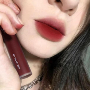 Son Romand Zero Velvet Tint #21 Villain Vest - Màu Đỏ Trầm Cổ Điển - Image 4