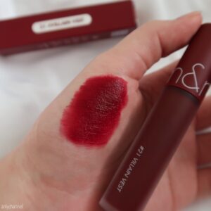 Son Romand Zero Velvet Tint #21 Villain Vest - Màu Đỏ Trầm Cổ Điển - Image 7