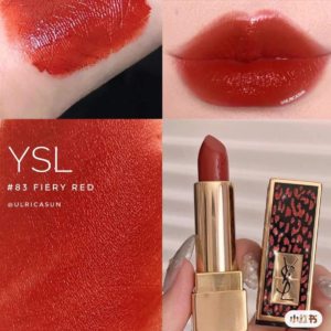 Son YSL Rouge Pur Couture Holiday Edition 83 Fiery Red (Limited) - Màu Đỏ Gạch - Image 8