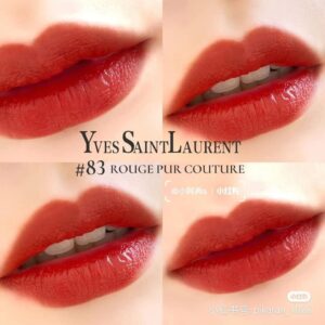 Son YSL Rouge Pur Couture Holiday Edition 83 Fiery Red (Limited) - Màu Đỏ Gạch - Image 9