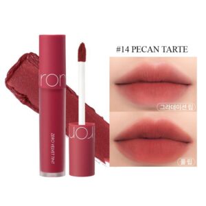 Son Romand Zero Velvet Tint #14 Pecan Tarte - Màu Nâu Ánh Hoa Hồng - Image 6