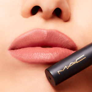 Son MAC Powder Kiss Velvet Blur Slim 892 Over The Taupe - Màu Nâu Tây - Image 3