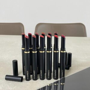 Son MAC Powder Kiss Velvet Blur Slim 894 Gingerella - Màu Cam Đào - Image 5
