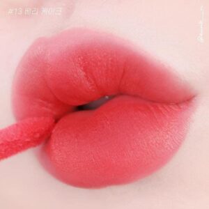 Son Romand Zero Velvet Tint #13 Berry Cake - Màu Đỏ Sáng - Image 5