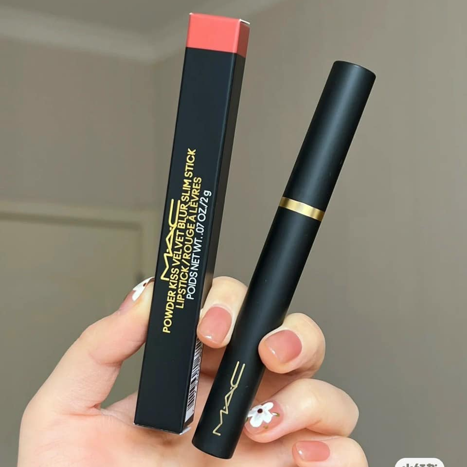Son MAC Powder Kiss Velvet Slim 897 Stay Curious - Màu Đỏ Hồng - Image 9