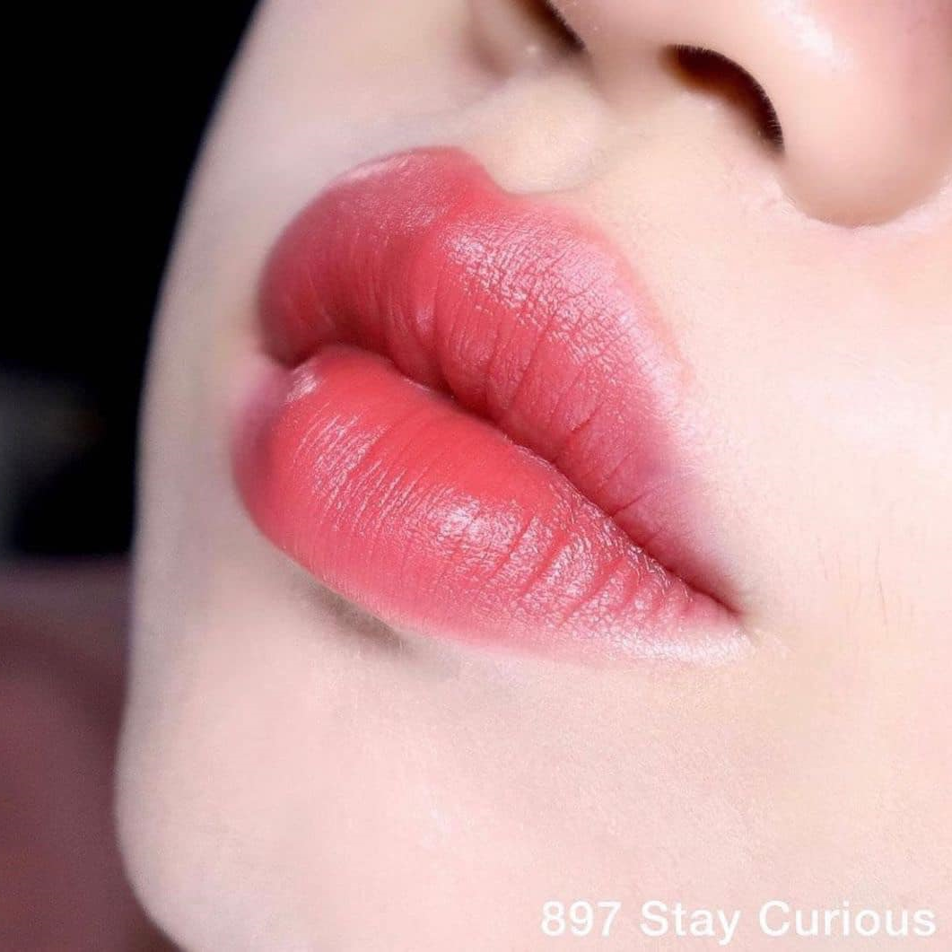 Son MAC Powder Kiss Velvet Slim 897 Stay Curious - Màu Đỏ Hồng - Image 7