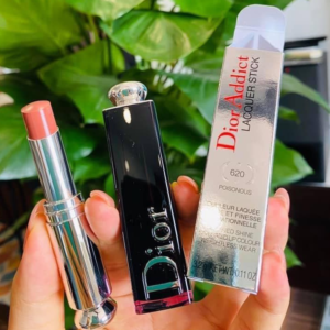 Son Dưỡng Dior Addict Lacquer Stick 620 Poisonous - Màu Cam Nâu Nude - Image 7
