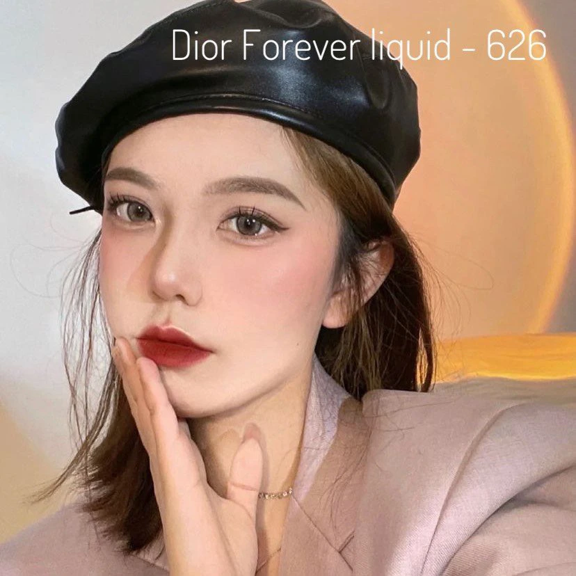 Son Kem Dior Rouge Forever Liquid 626 Forever Famous - Màu Cam Gạch - Image 5