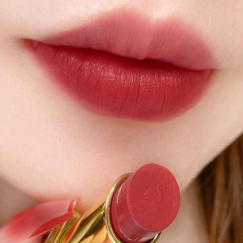 Son Tom Ford Lip Color Satin Matte 90 Fete - Màu Đỏ Hồng Đất (New) - Image 8