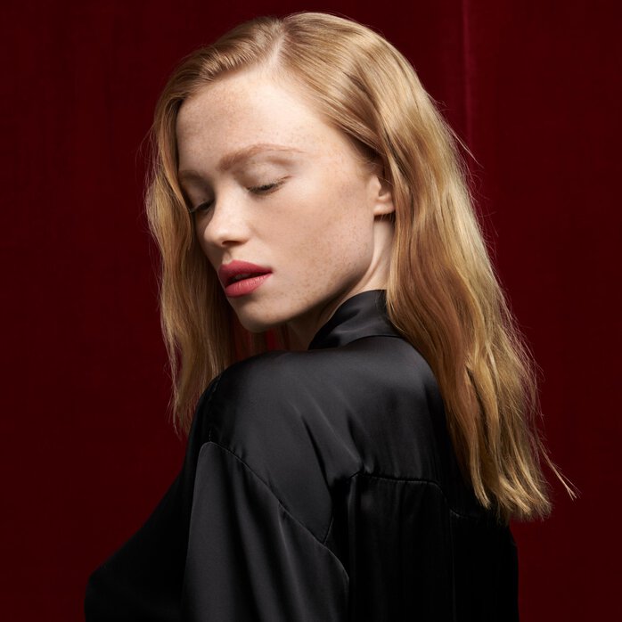 Son YSL The Slim Velvet Radical 303 Rose Incitement - Màu Hồng Đào - Image 6