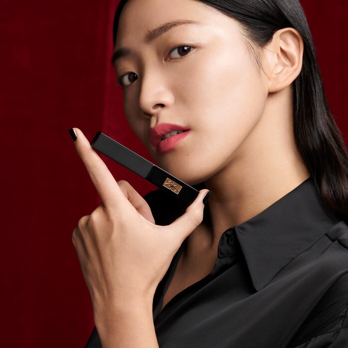 Son YSL The Slim Velvet Radical 303 Rose Incitement - Màu Hồng Đào - Image 4