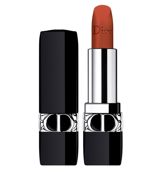 Son Dior Velvet 840 Rayonnate - Màu Đỏ Gạch