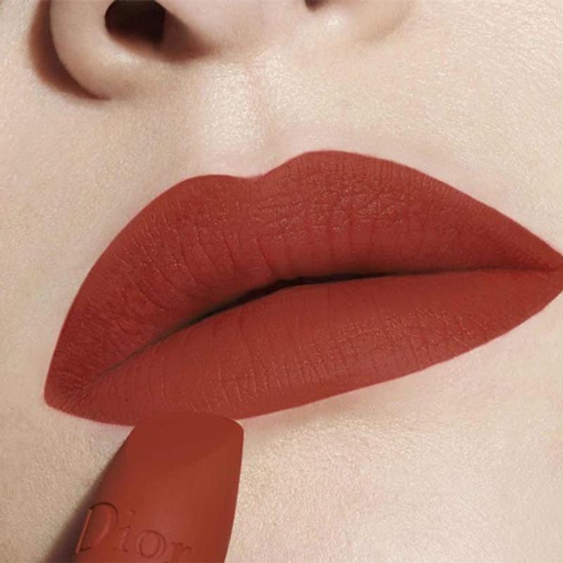 Son Dior Velvet 840 Rayonnate - Màu Đỏ Gạch - Image 7