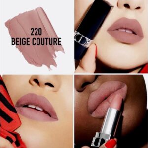 Son Dior Velvet 220 Beige Couture (New) – Màu Hồng Nude - Image 3